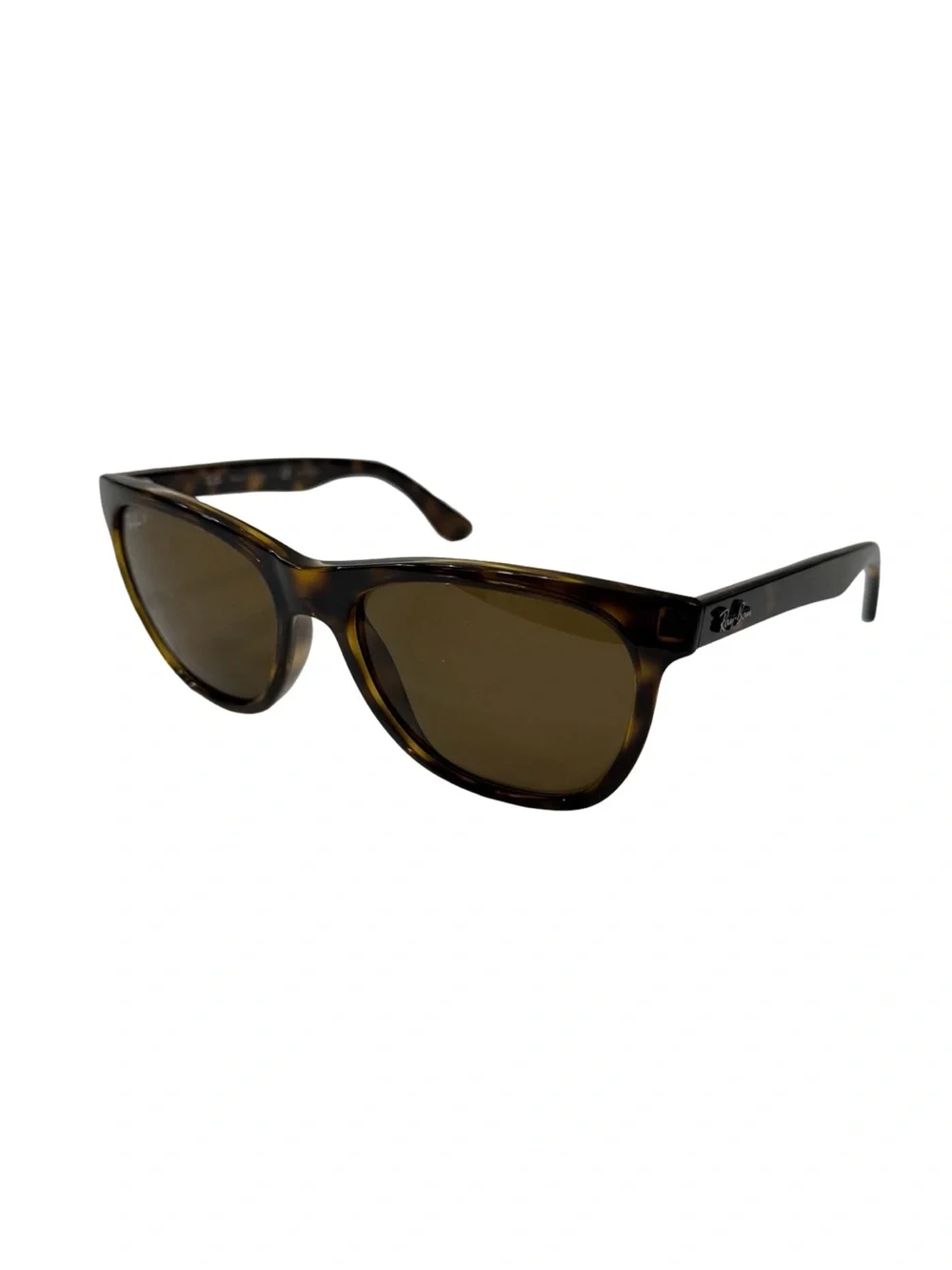 Women Ray-Ban polarized Tortoiseshell Frame with Green Lenses Men's Sunglasses